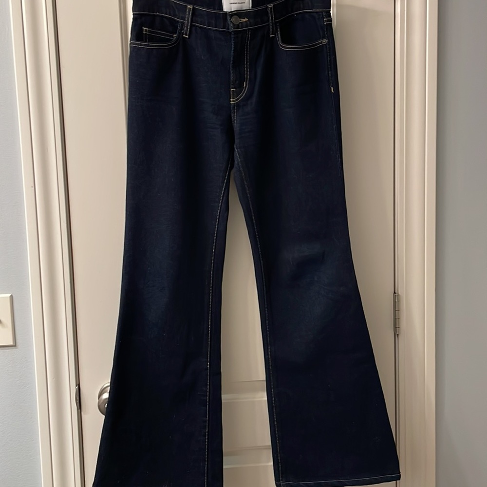 Current/Elliott The Wray Wide Leg Jeans Size 28